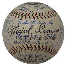 1930’s New York Yankees Team Signed Ball