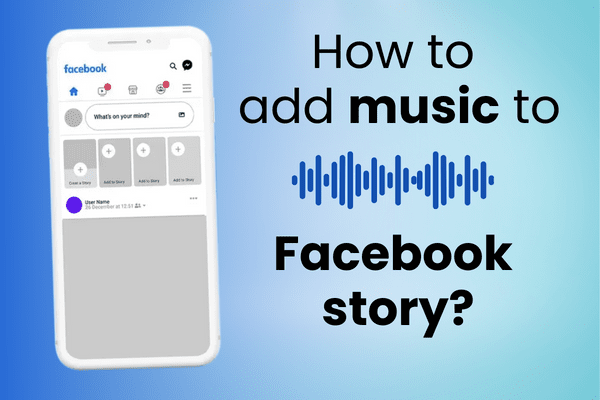 how to add music to facebook stories